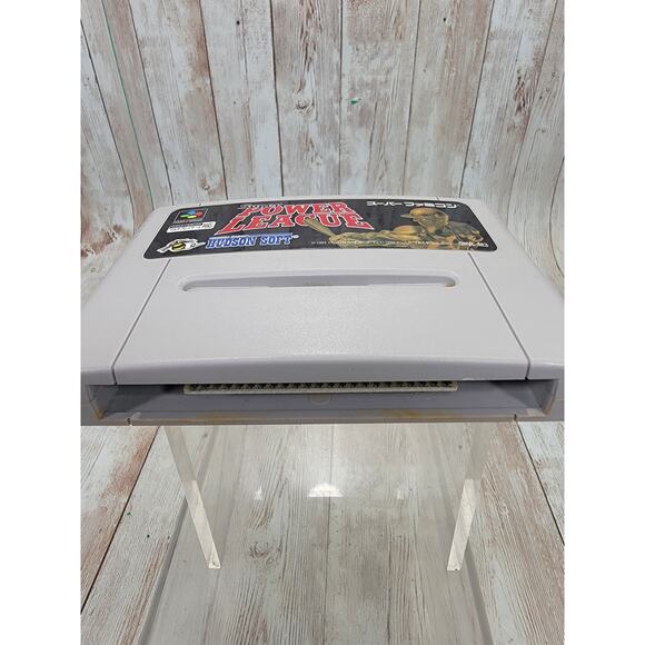 Nintendo Super Famicom Super Power League Baseball W/ Manual & Box JP US Seller - Picture 7 of 7